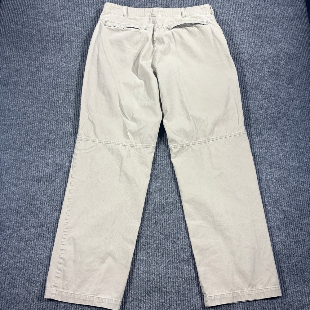 Structure Chino Pants Mens 34x32 Tan Khaki Cotton Cargo Pocket Vintage 2001 - Picture 13 of 16
